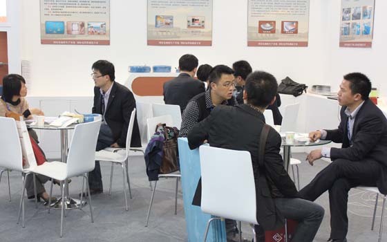 安邦集團參加中國（北京）國際供熱通風空調、衛生潔具及城建設備與技術展會現場(圖4)